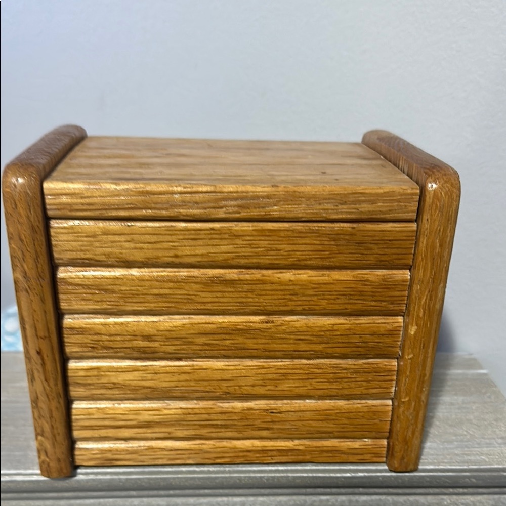Wooden Storage Box/recipe box
